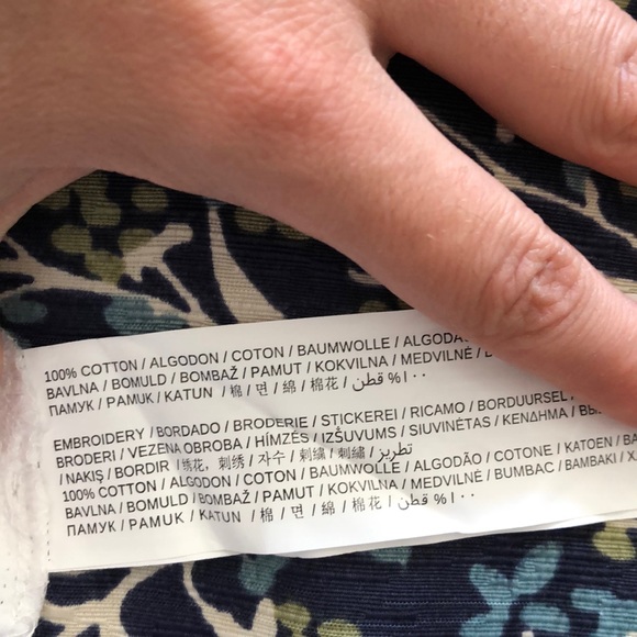 Mango white embroidered shirt - Picture 6 of 8